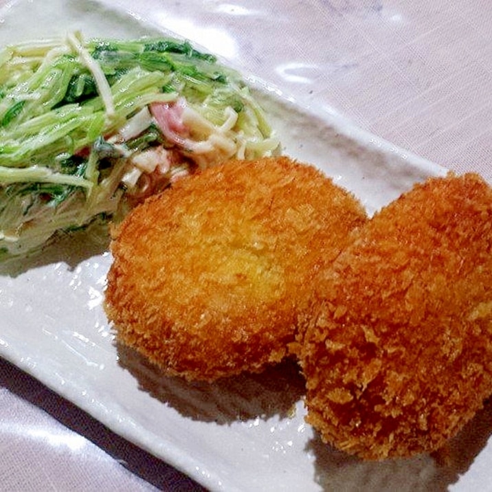 ソースなしでもおいしい 下味しっかりコロッケ レシピ 作り方 By Tokeiya Japan 楽天レシピ